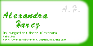 alexandra harcz business card